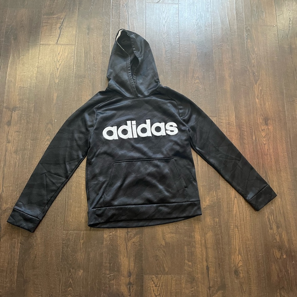 Adidas Black Pullover Hoodie